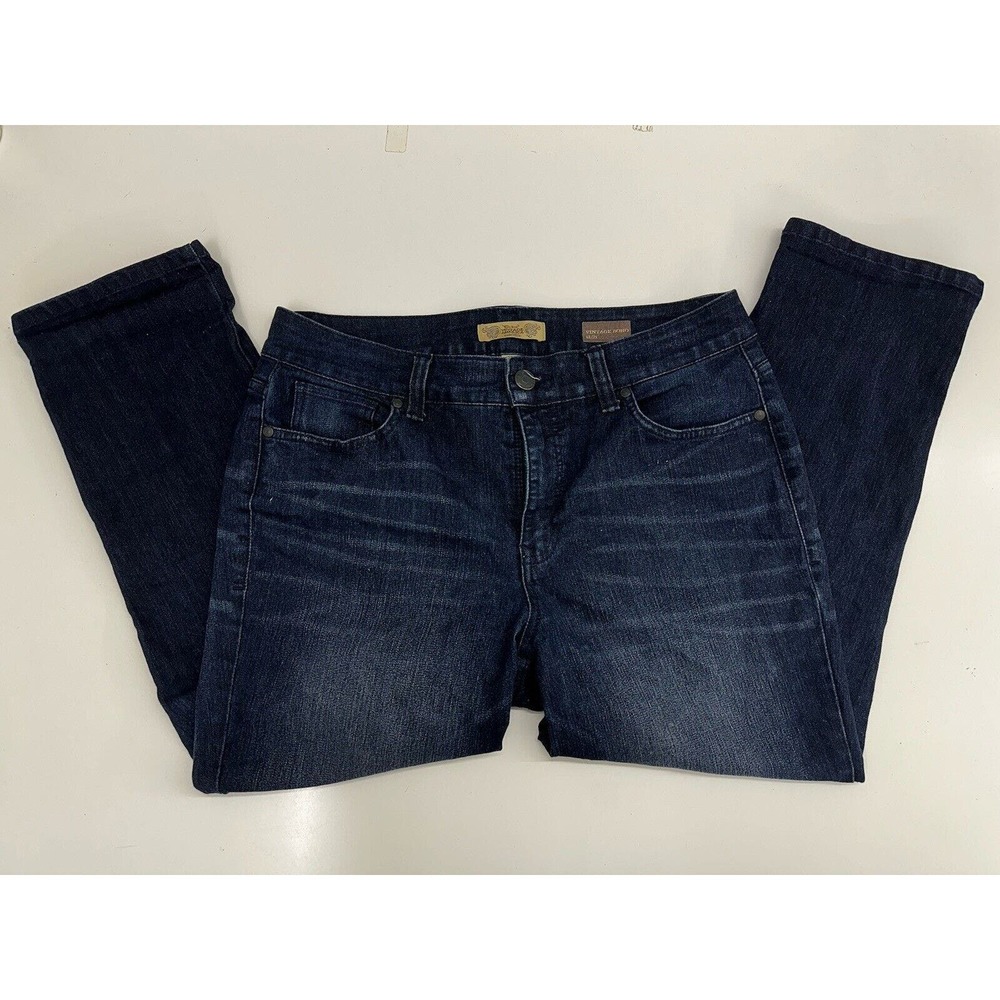Nine West Womens Capris Size 12/31 Vintage America Collection Boho Denim